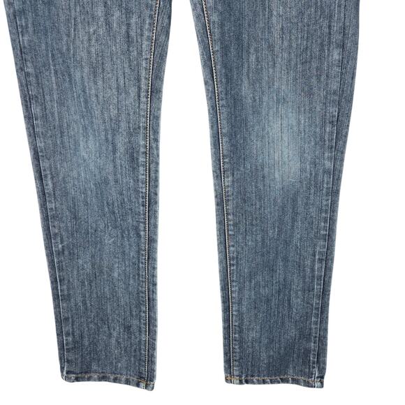 DKNY Mott Straight Jeans Womens 16 Blue Medium Wash Mid Rise Stretch Denim - Picture 3 of 10